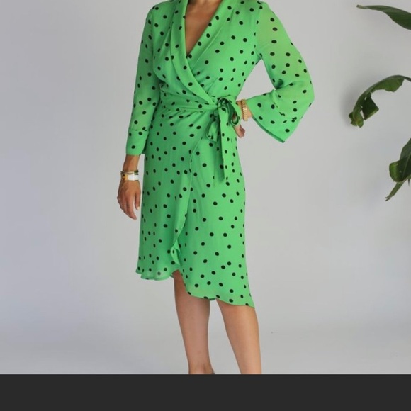 GANNI Polka Dot Dress - NWOT - Picture 2 of 3